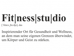 Wandtattoo Fitnessstudio Definition Motivansicht