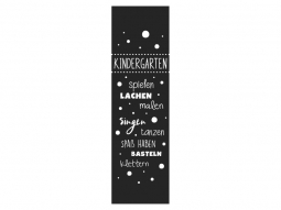 Wandtattoo Wandbanner Kindergarten Motivansicht