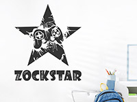 Wandtattoo Zockstar