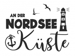 Wandtattoo An der Nordseeküste Motivansicht