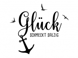 Wandtattoo Glück schmeckt salzig Motivansicht