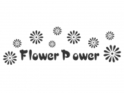Wandtattoo Flower Power Motivansicht