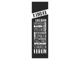 Wandtattoo Wandbanner Kinder Motivansicht