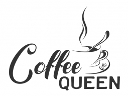 Wandtattoo Coffee Queen Motivansicht