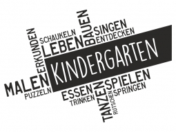 Wandtattoo Kindergarten Worte Motivansicht