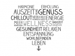 Wandtattoo Wellnessherz Motivansicht