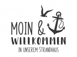 Wandtattoo Moin und willkommen Motivansicht