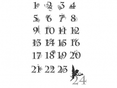 Wandtattoo Adventskalender Motivansicht