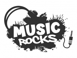 Wandtattoo Music Rocks Motivansicht