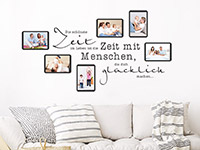 Wandtattoo Fotorahmen Die schönste Zeit