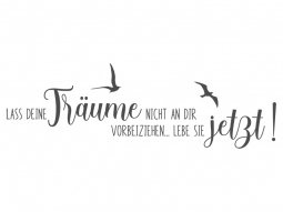 Wandtattoo Lass deine Träume Motivansicht