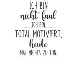 Wandtattoo Total motiviert Motivansicht