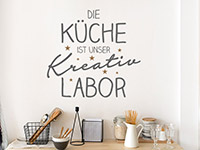 Wandtattoo Unser Kreativlabor