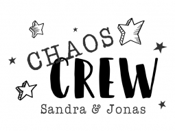 Wandtattoo Chaos Crew mit Wunschnamen Motivansicht