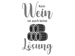 Wandtattoo Wein Lösung Motivansicht