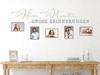 Wandtattoo Fotorahmen Kleine Momente