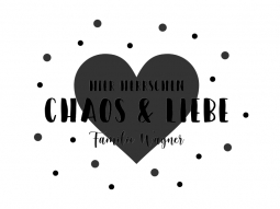 Wandtattoo Chaos und Liebe Motivansicht