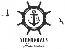 Wandtattoo Strandhaus mit Wunschname Motivansicht