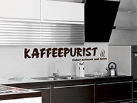 Wandtattoo Kaffeepurist