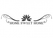 Wandtattoo Home Sweet Home Motivansicht