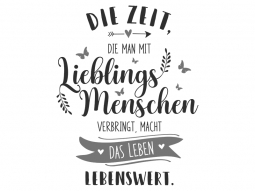 Wandtattoo Lieblingsmenschen Motivansicht