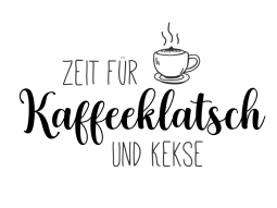 Wandtattoo Zeit für Kaffeeklatsch Motivansicht