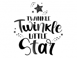 Wandtattoo Twinkle twinkle little star Motivansicht