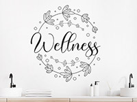 Wandtattoo Wellness Ornament