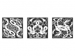 Wandtattoo Wandbanner Keltische Ornamente Motivansicht