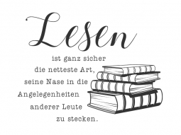 Wandtattoo Die netteste Art Motivansicht