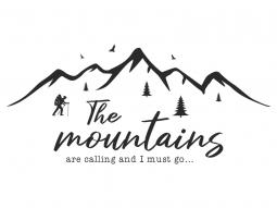 Wandtattoo The mountains Motivansicht