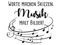 Wandtattoo Musik malt Bilder Motivansicht