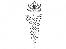 Wandtattoo Lotus Ornament Motivansicht