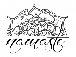 Wandtattoo Namaste Mandala Motivansicht