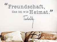 Wandtattoo Freundschaft Heimat