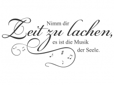 Wandtattoo Musik der Seele Motivansicht