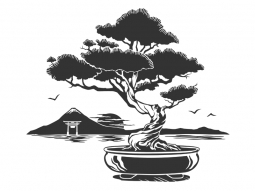 Wandtattoo Bonsai Motivansicht