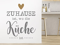 Wandtattoo Zuhause Küche