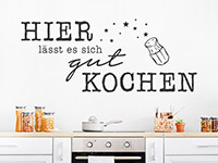 Wandtattoo Gut kochen