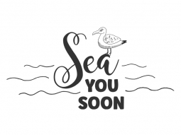 Wandtattoo Sea you soon Motivansicht