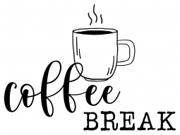 Wandtattoo Coffee Break Motivansicht