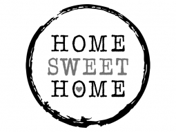 Wandtattoo Home Sweet Home Vintage Motivansicht