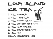 Wandtattoo Long Island Ice Tea Motivansicht