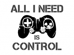 Wandtattoo All I need is control Motivansicht