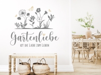 Wandtattoo Gartenliebe