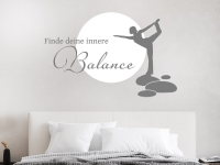 Wandtattoo Finde deine innere Balance