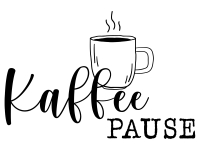 Wandtattoo Kaffeepause mit Tasse Motivansicht