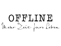 Wandtattoo Offline Mehr Zeit Motivansicht