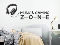 Wandtattoo Music and Gaming