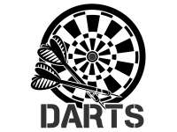 Wandtattoo Darts Motivansicht